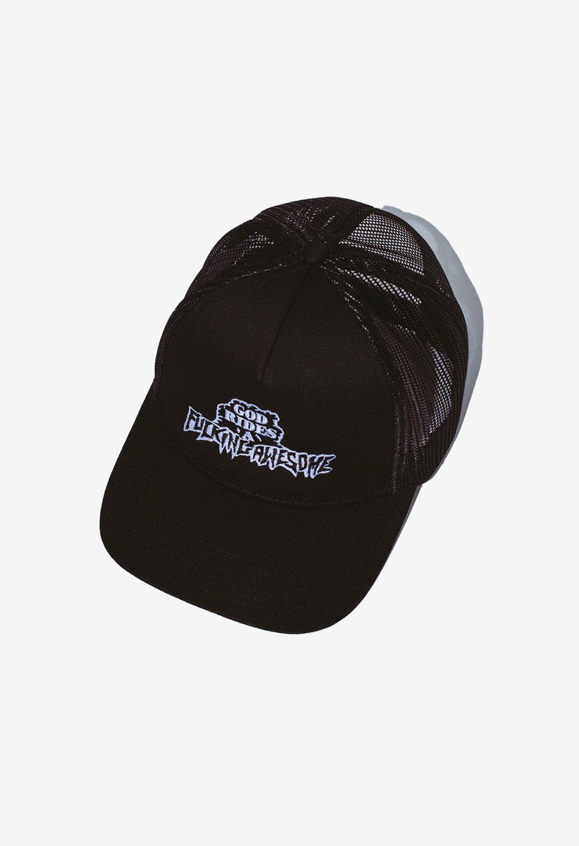 FUCKING AWESOME God rides FA trucker hat – Street Machine