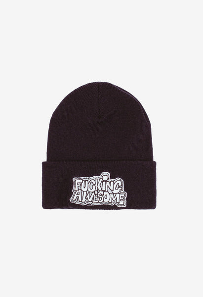 FUCKING AWESOME PBS Logo cuff Beanie – Street Machine Skateboarding