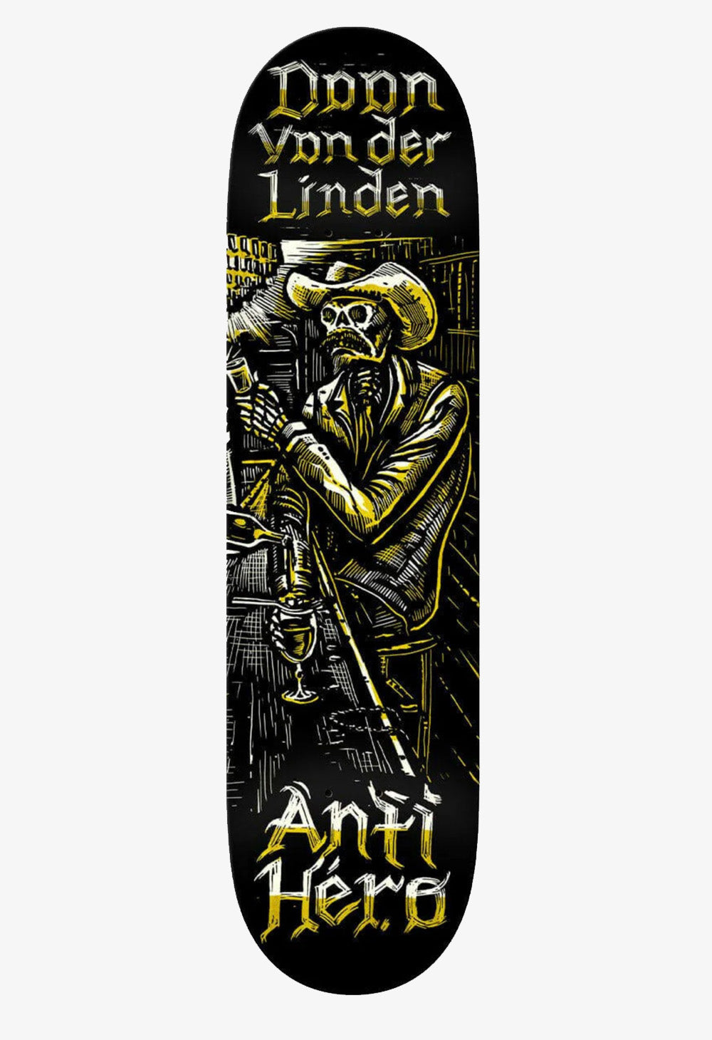 ANTIHERO Daan Absentes 8.38 – Street Machine Skateboarding