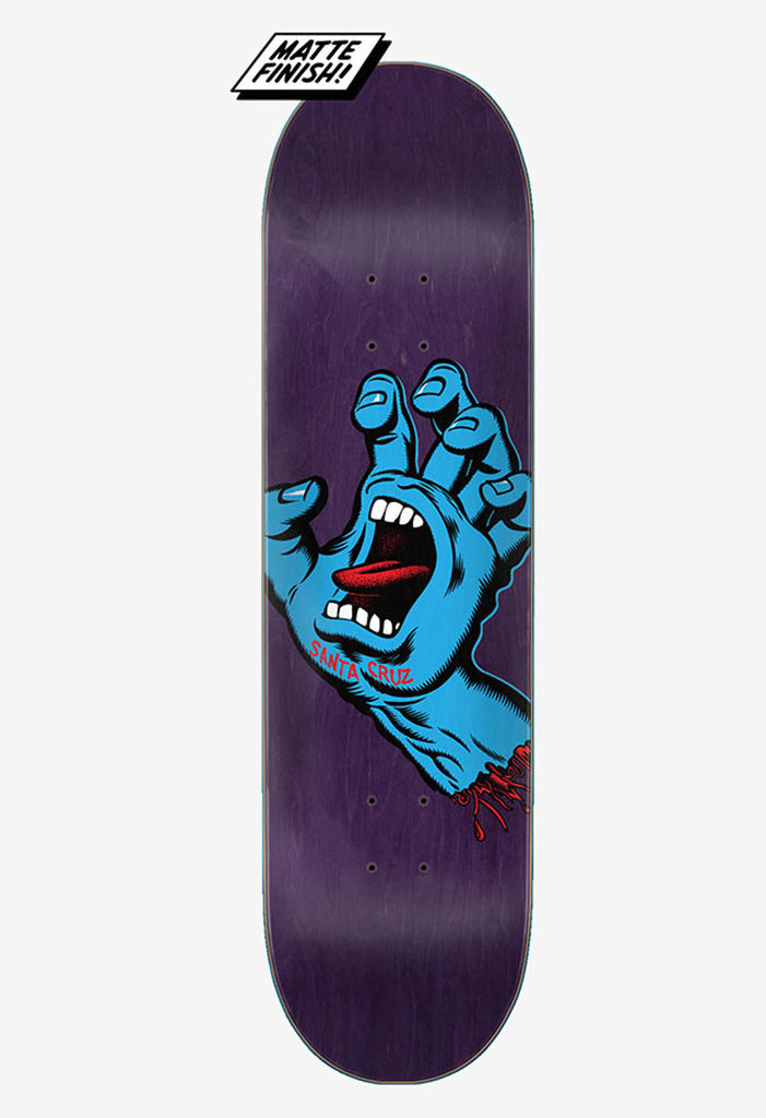Santa Cruz Hard Goods Screaming Hand 8.375 X 32 Skateboard Deck