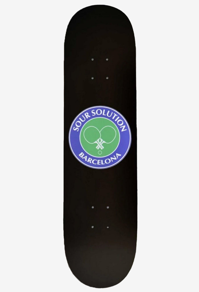 Sour Skateboards Social Club Black Skateboard Deck