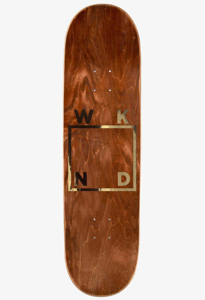 Wknd Gold Logo Skateboard Deck