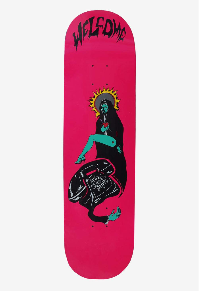 Welcome Call Mary ON Labrys Skateboard Deck